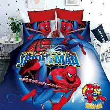 Spiderman Bedding Set Cartoon Boy