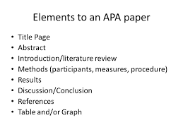 Sample Of Apa Paper  Sample Apa Article Review Paper Basic Format     Kibin