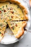 What type of pie is a quiche?