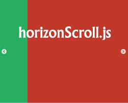 Horizonscroll Js Jquery Plugin For Horizontal Scrolling