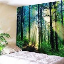 Art Forest Print Tapestry Wall Hanging