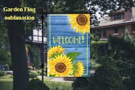 Sunflower Garden Flag Sublimation