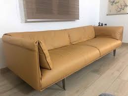 john john 3 seater sofa in leather