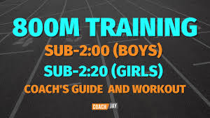 800m training sub 2 00 boys sub 2
