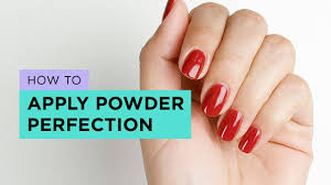 opi dip powder nail application