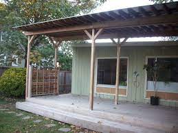 Pergola Corrugated Metal Roof