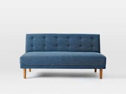 Rounded Retro Armless Sofa