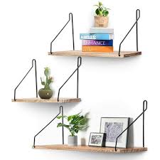 Wooden Floating Shelves Book Shelf