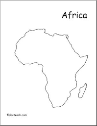 Political map of africa africa political map. Map Africa Outline Abcteach