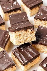 chocolate covered rice krispie treats