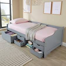 Grey Solid Pine Cabin Bed 3ft Single