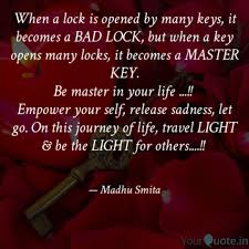 Netflix's 'locke & key' showcased a handful of magical keys in season 1, but the comic book series features three times as many. When A Lock Is Opened By Quotes Writings By Madhu Smita Yourquote