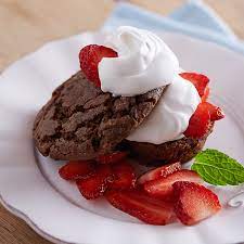 chocolate strawberry shortcakes