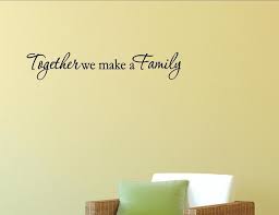 together we make a family wall decor