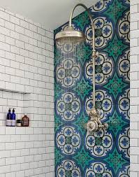 Green Mosaic Bathroom Wall Tiles Design