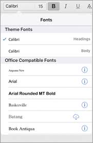 Change The Font In Office Apps On A