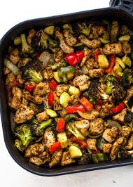 See more ideas about low sodium recipes, recipes, low sodium. Healthy Air Fryer Chicken And Veggies Gimme Delicious