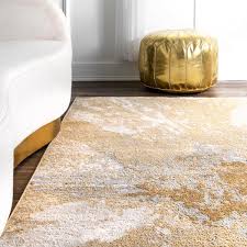 nuloom cyn modern abstract gold 5 ft x