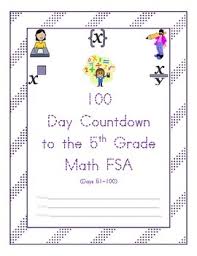 100 Day Countdown To The Math Fsa 5th Grade Days 51 100