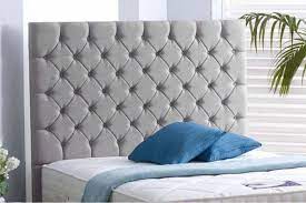 queen anne upholstered bed frame