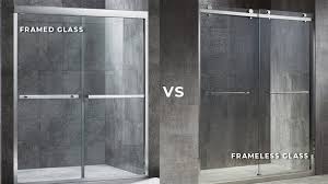Framed Vs Frameless Glass Shower Doors