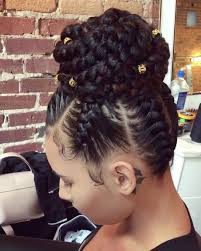 Ok, the black braiding crown bun could be one option! 5 651 Likes 64 Comments Voiceofhair Stylists Styles Voiceofhair On Instagram Isn T This B Natural Hair Styles Braids For Black Hair Curly Hair Styles