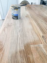 countertop from hardwood flooring