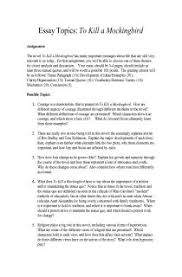 To Kill a Mockingbird   Journal Topics  FREE document download for      Analytical essay topics for to kill a mockingbird