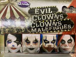 fun world evil clown makeup kit makeup