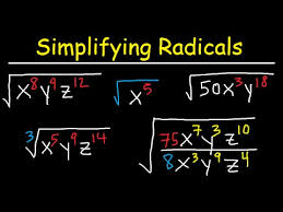 Simplifying Radicals With Variables