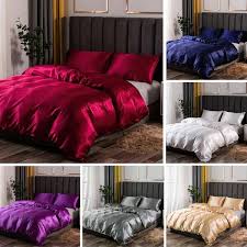 Silk Bedding Set Soft Duvet Cover