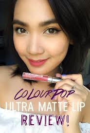 colourpop ultra matte lip first