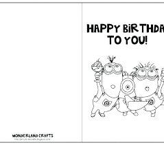 Happy Birthday Card Printable Coloring Pages
