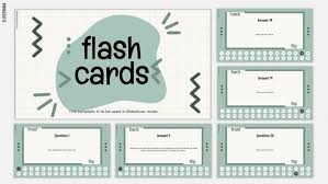 flashcards template free powerpoint