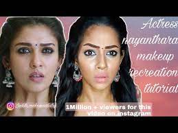 actress nayanthara makeup recreation