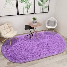 oval fluffy ultra soft carpet area rug