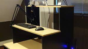 The simple and portable standing desk don't want to make a commitment? Build A Home Made Standing Desk For 50 Dollars In 10 Easy Steps Nick Janetakis