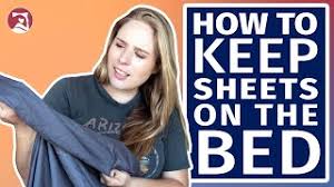 how to keep sheets on the bed the