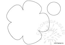 free printable flower templates printable flower template free coloring page