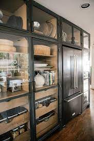 Kitchen design industrial cabinets diy antique distressed also. Vintage Industrial Kitchen Cabinets With Wooden Pull Out Drawers Country Kitchen