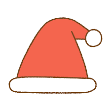 サンタ帽のイラスト | 商用OKの無料イラスト素材サイト ツカッテ