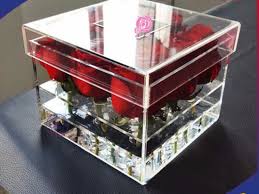 China Square Acrylic Storage Container