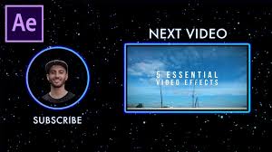 Youtube end card video maker with animated electrical circuits. How To Create A Stylish Youtube End Screen Template In Adobe After Effects Cc Free Project Youtube