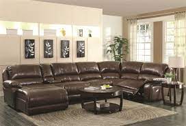 If you love recliners, you will be pleased to know that there are sectional arrangements in which nearly every piece will recline. Mack 6 Piece Leather Sectional With Recliner And Chaise Lounge