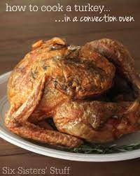 a turkey recipe in a convection oven