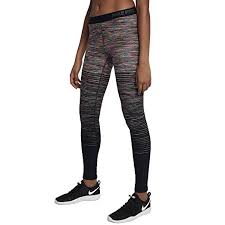 Nike Pro Womens Hyperwarm Printed Training Athletic Leggings