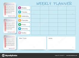 Calendar First Quarter 2019 Year Weekly Planner Chart Blank