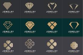 set of jewelry logo design 555157