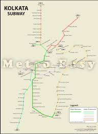 Kolkata Metro Map Lines Route Hours Tickets