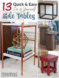 13 Quick And Easy Diy Side Tables